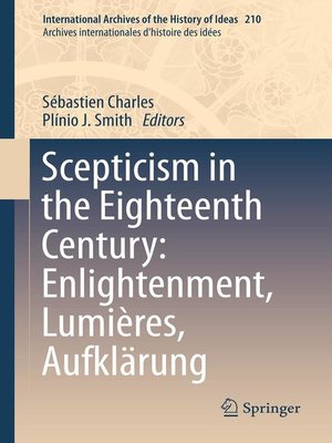 cover image of Scepticism in the Eighteenth Century